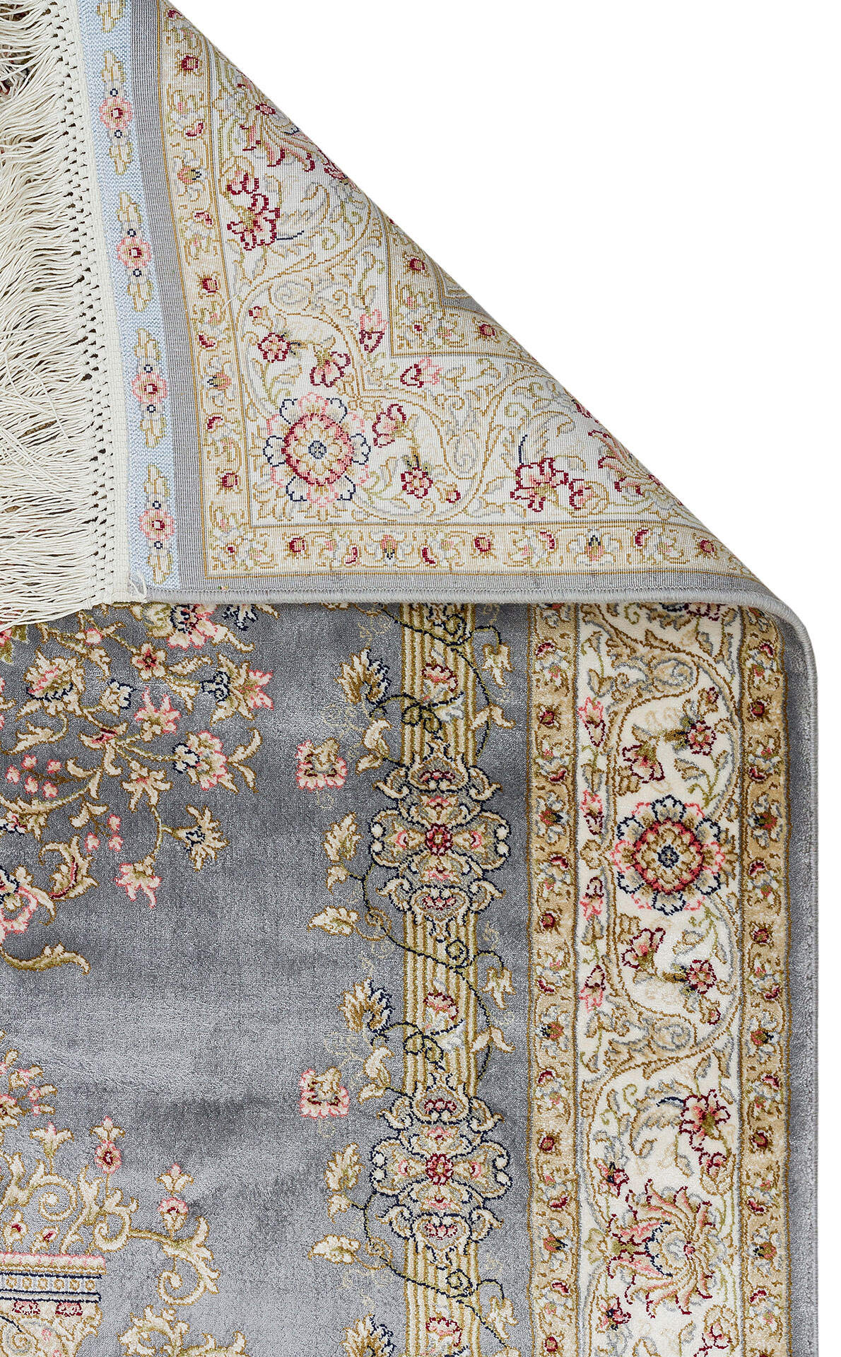 Isfahan Seccade ISF SCD 01 Gri - Viskon Klasik Desenli Seccade Sık Dokuma Seccade